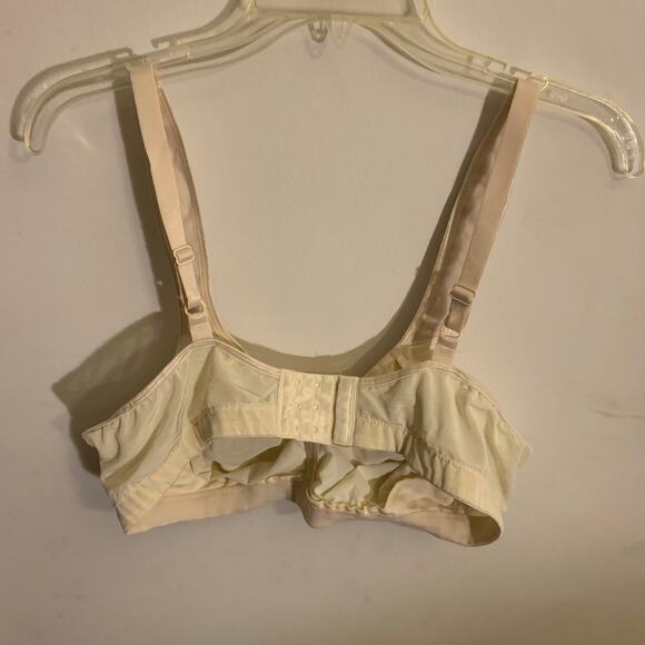 Breezies Sz 40C Wild Rose Seamless Wirefree Support Bra Womens Champagne A260367 - Picture 8 of 15